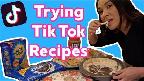 Trying Viral Tiktok Recipes Food Hacks🍫 Youtube