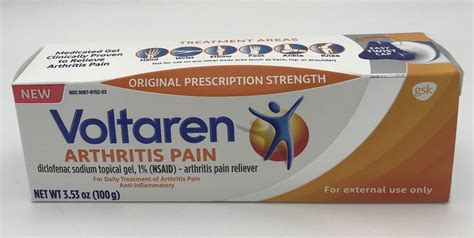 Voltaren Arthritis Pain Relieving Gel Topical Medicine G Over