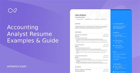 Accounting Analyst Resume Examples Guide For