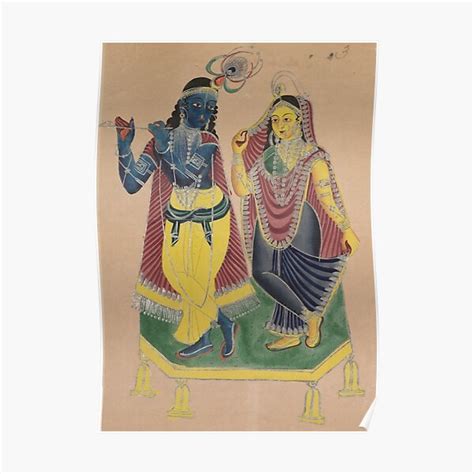 Radha And Krishna Poster By HinduArtGallery Redbubble