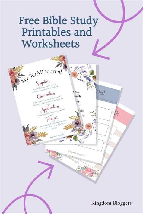 Free bible study printables and worksheets – Artofit