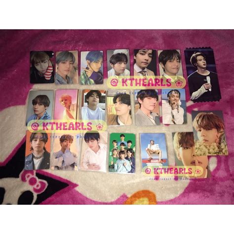 Jual READY Photocard Pc Taehyung V Bts Officials Shopee Indonesia