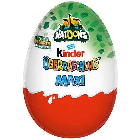 KINDER Maxi jajko NATOONS z DE - 12636702985 - oficjalne archiwum Allegro