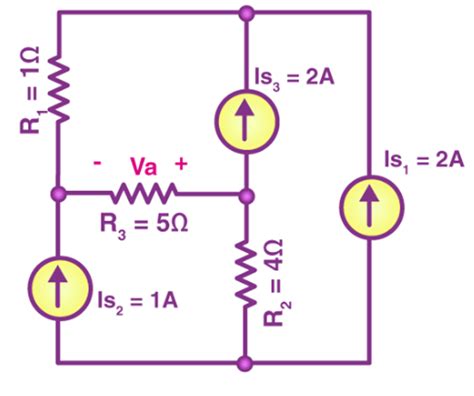 Solved For The Following Circuit Find Va Using Nodal Chegg