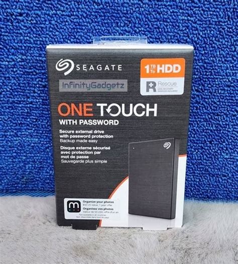 Seagate One Touch 1tb External Hard Drive Usb 30 Hdd With Free Pouch