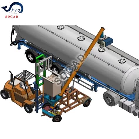 Sdcad Brand Customizable Wear Resistant Bulk Container Loading System