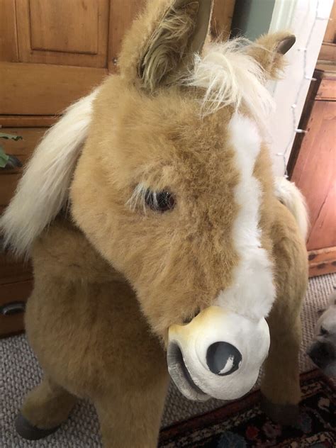 Hasbro Butterscotch Furreal Friends Large Pony Horse Sit On Interactive