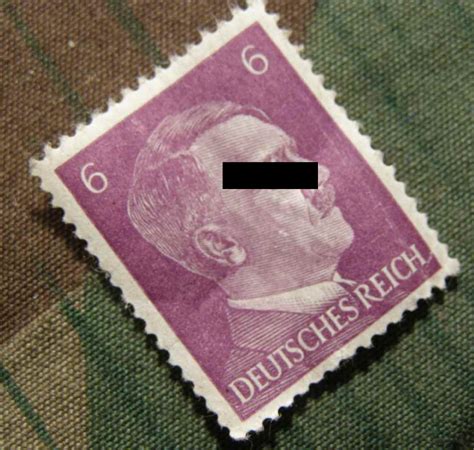 Briefmarke Pfennig Deutsches Reich Abbild Adolf Hitler