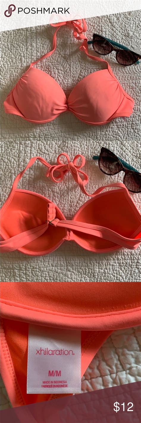 Coral Bikini Top In Coral Bikini Bikinis Bikini Tops