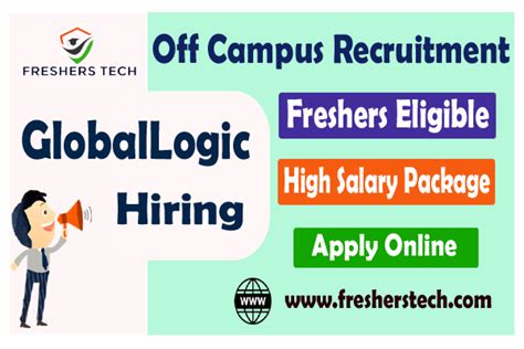 GlobalLogic Freshers Recruitment For 2023 Hiring Associate Software