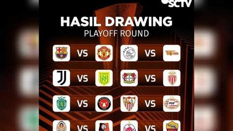 Jadwal Live Streaming Sctv Barcelona Vs Man United Di Liga Europa Hari