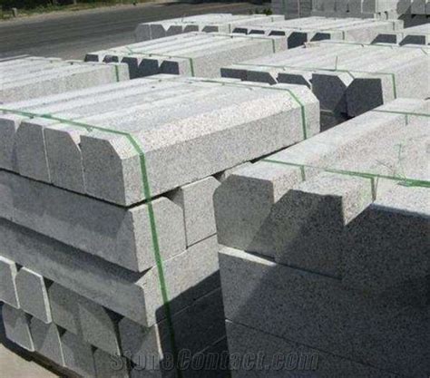 China Grey Granite Kerbstones Road Kerb Stone From China StoneContact