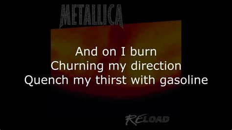 Metallica Fuel Lyrics Hd Youtube