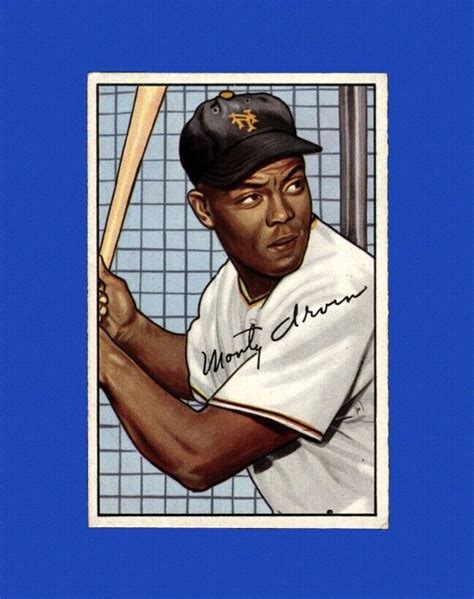 Bowman Set Break Monte Irvin Ex Exmint Gmcards Ebay