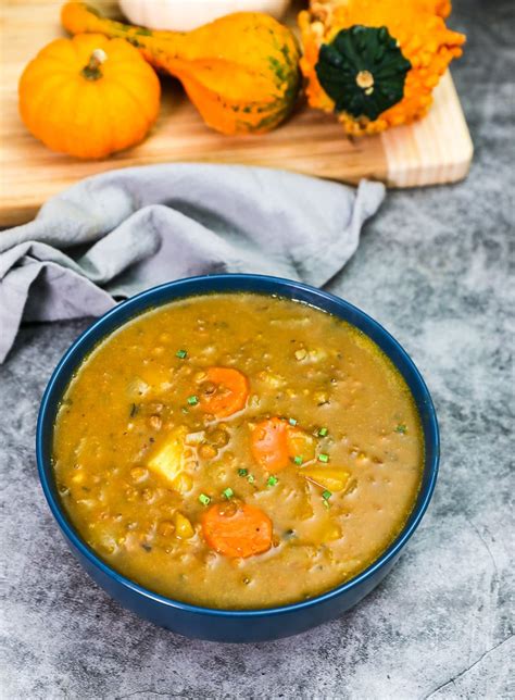 Lentil Pumpkin Soup Healthier Steps