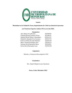 Métodos y técnicas de investigación Asignatura Métodos y Técnicas de