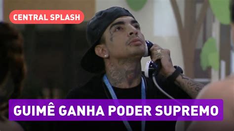 BBB 23 MC Guimê atende o big fone e vai ter o poder supremo no paredão