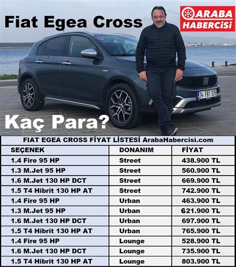 Fiat Egea Cross Fiyat Listesi Nas L Egea Fiat Km Egea