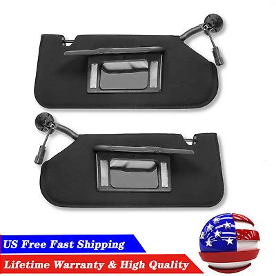 Left Right Lh Rh Sun Visors W Mirror For Chevrolet Corvette C