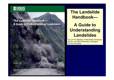 Pdf The Landslide Handbook— A Guide To Understanding Landslides