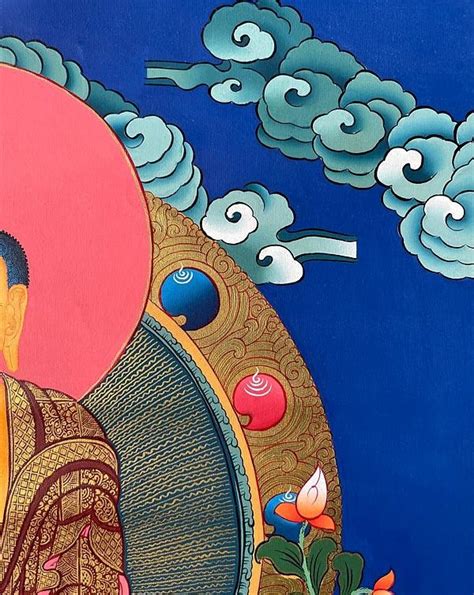 Shakyamuni Buddha Thangka Brocadeless Thangka Exotic India Art