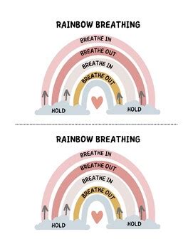 Rainbow Breathing Visuals by Krista Cochrane | TPT