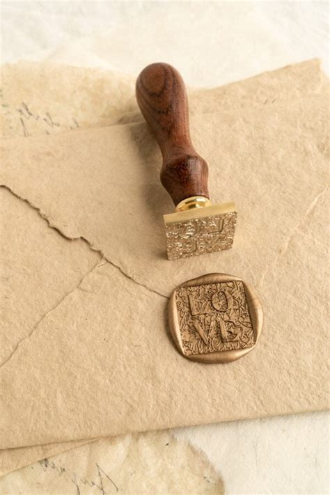 Classic Monogram Wax Seal Stamp Shop Papira