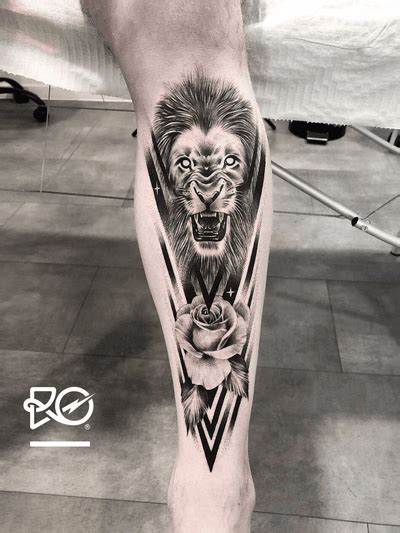 Lion Crest Tattoo