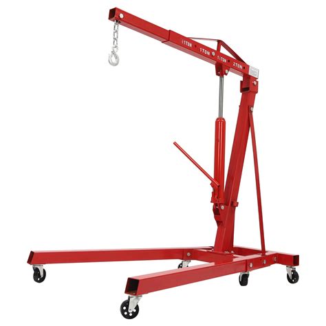 Buy Ton Lbs Heavy Duty Engine Hoist Cherry Picker Shop Crane