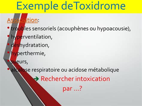 Intoxications Aigu S Graves Conduite Tenir Ppt T L Charger