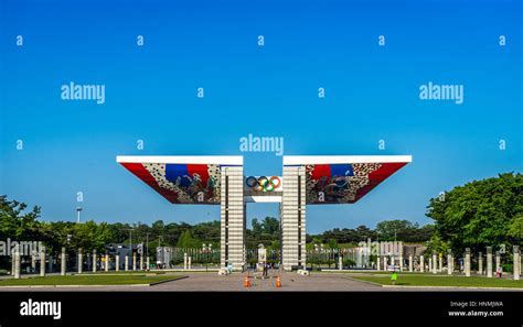 Olympic Park in Seoul Stock Photo - Alamy