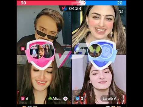 Waseem Very Funny Tik Tok Live With Rimsha Sara Aliza Laraib Tibu Youtube