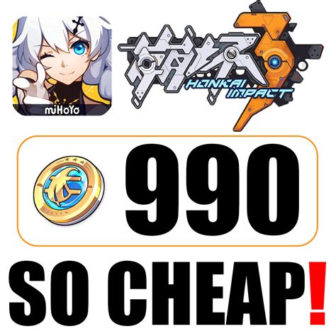 [lnstant] (24/7) Fast Recharge 990 B-Chips Honkai Impact 3 SO! CHEAPEST ...