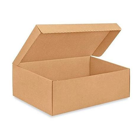 Rectangle Brown Plain Cardboard Packaging Box At Rs 55 Piece In