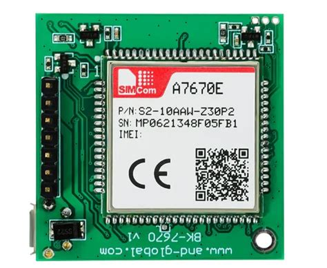 A7670 Dual SIM 4G LTE Cat 1 En GPS Module OTRONIC