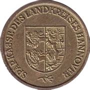 Token Sparkasse Weltspartag 1965 Hannover Federal Republic Of