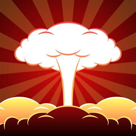 Nuclear Explosion Illustration 225093 Vector Art at Vecteezy