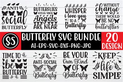 Butterfly Svg Bundle Graphic By Suriayaaktere4 · Creative Fabrica