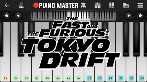 Tokyo Drift Fast And Furious Theme Song Piano Youtube