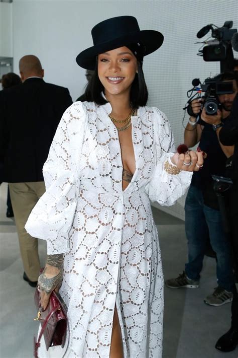 Rihanna Goes Naked With Just A Fur Coat Protecting Her Modesty As She Models Manolo Blahnik