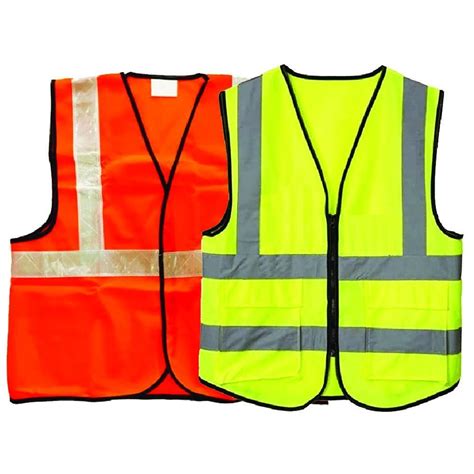 Without Sleeves Polyester Reflective Safety Jacket For Industry