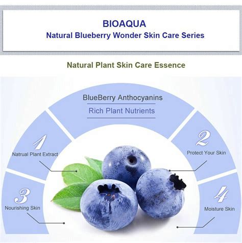 Bioaqua Wonder Blueberry Facial Emulsion Moisturizing Essence Collagen