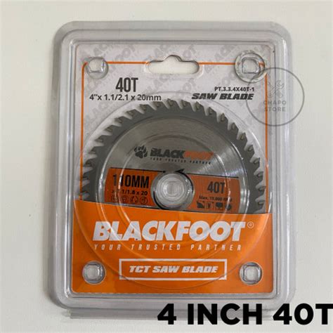 Jual Blackfoot Saw Blade 4 Inch 40t Mata Gerinda Potong Kayu Kota