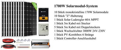 ECO WORTHY 6 8kWh Tag Solarpanel Stromversorgungssystem für