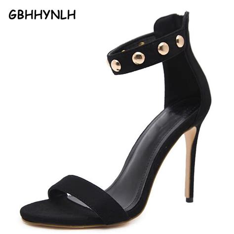 Gbhhynlh New 2018 Fashion Summer Party Woman Shoes Chain Strappy