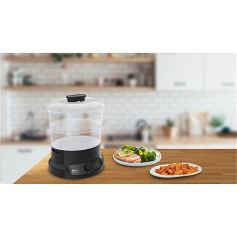 Tefal VC139810 ételpároló, 2 tál, 6L, 800W, 60 perc időzítő, Fekete ...
