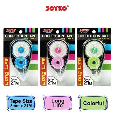 Jual Tip Ex Kertas Correction Tape Joyko Ct Shopee Indonesia