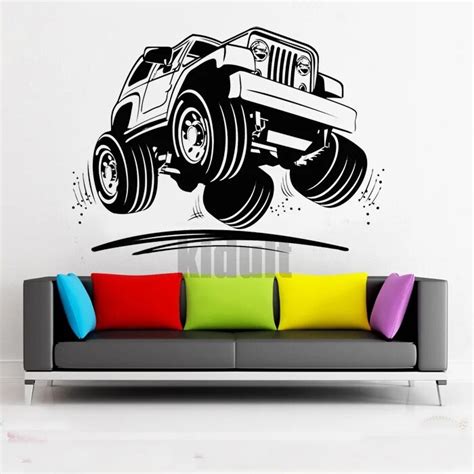 Aliexpress.com : Buy Cars Wall Stickers Home Interior Bedroom Studio ...