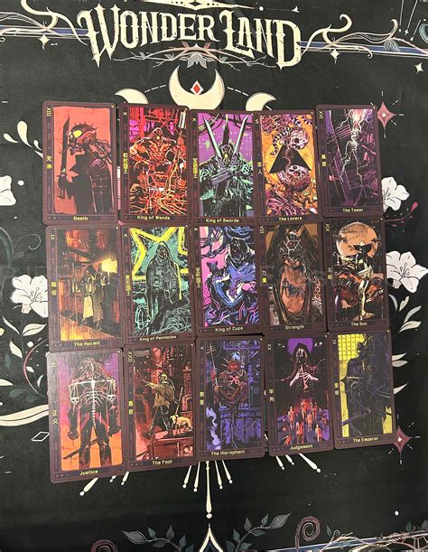 Cyberpunk Phantom Liberty Tarot Cards Cyberpunk Warrior Tarot Etsy Canada