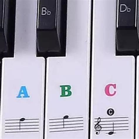 Piano Sticker Key Electronic Keyboard Piano Sticker